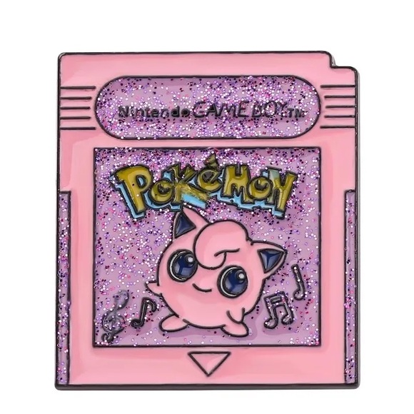 💥3/$28 New Nintendo Gameboy Pokémon Jigglypuff Game Cartridge Pin Collectible - Picture 3 of 9